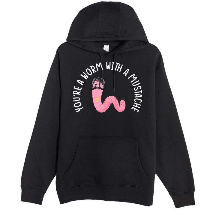 Worm With A Mustache James Tom Ariana Reality Funny Matching Premium Pullover Hoodie