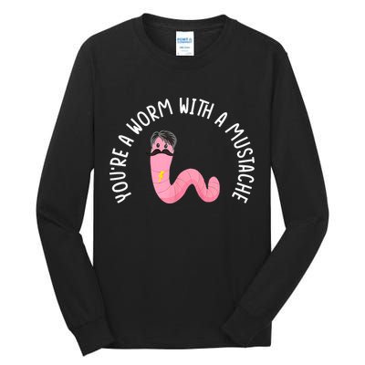 Worm With A Mustache James Tom Ariana Reality Funny Matching Tall Long Sleeve T-Shirt