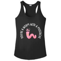 Worm With A Mustache James Tom Ariana Reality Funny Matching Ladies PosiCharge Competitor Racerback Tank