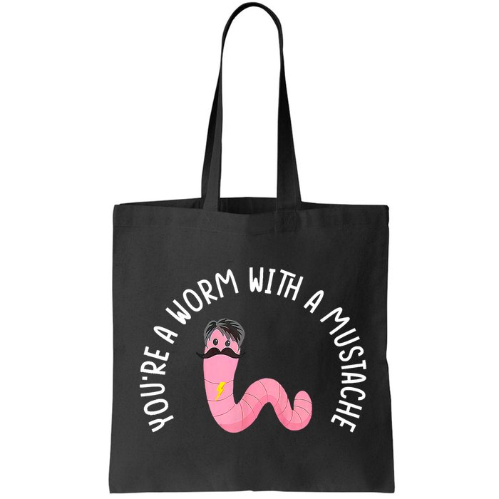 Worm With A Mustache James Tom Ariana Reality Funny Matching Bag