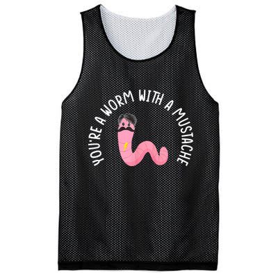Worm With A Mustache James Tom Ariana Reality Funny Matching Mesh Reversible Basketball Jersey Tank