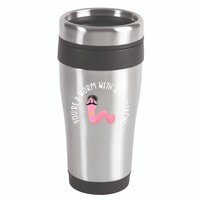 Worm With A Mustache James Tom Ariana Reality Funny Matching 16oz Travel Tumbler