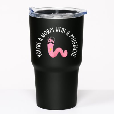 Worm With A Mustache James Tom Ariana Reality Funny Matching Tumbler