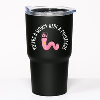 Worm With A Mustache James Tom Ariana Reality Funny Matching Tumbler