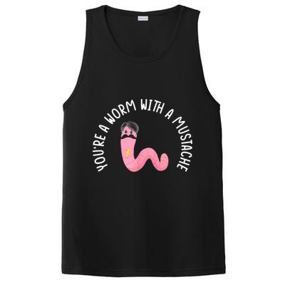 Worm With A Mustache James Tom Ariana Reality Funny Matching PosiCharge Competitor Tank