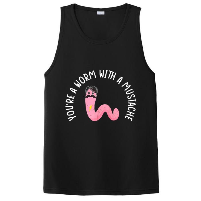 Worm With A Mustache James Tom Ariana Reality Funny Matching PosiCharge Competitor Tank