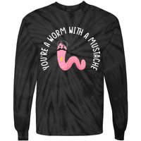 Worm With A Mustache James Tom Ariana Reality Funny Matching Tie-Dye Long Sleeve Shirt