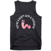 Worm With A Mustache James Tom Ariana Reality Funny Matching Tank Top