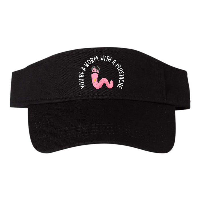 Worm With A Mustache James Tom Ariana Reality Funny Matching Visor