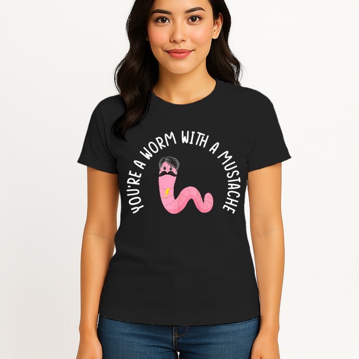 Worm With A Mustache James Tom Ariana Reality Funny Matching Womens T-Shirt