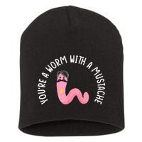 Worm With A Mustache James Tom Ariana Reality Funny Matching Short Acrylic Beanie