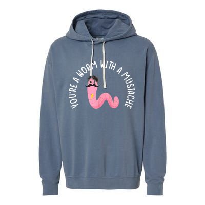 Worm With A Mustache James Tom Ariana Reality Funny Matching Garment-Dyed Fleece Hoodie