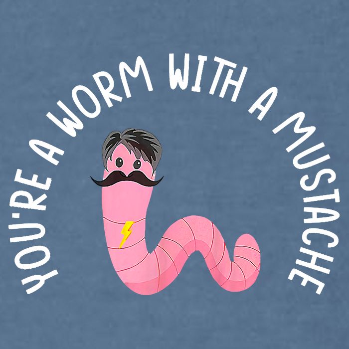 Worm With A Mustache James Tom Ariana Reality Funny Matching Garment-Dyed Fleece Hoodie