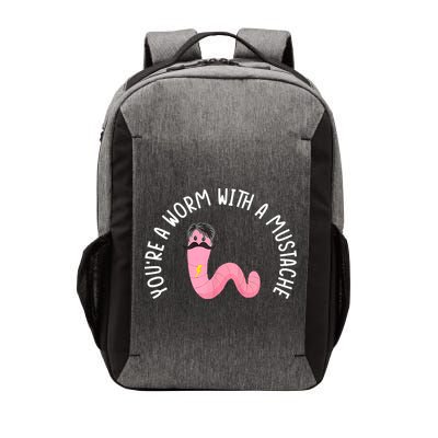 Worm With A Mustache James Tom Ariana Reality Funny Matching Vector Backpack
