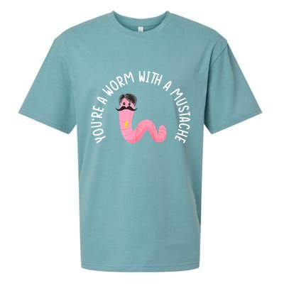 Worm With A Mustache James Tom Ariana Reality Funny Matching Sueded Cloud Jersey T-Shirt