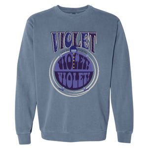 W.Illy Wonka And The Chocolate Factory Violet Blueberry Garment-Dyed Sweatshirt