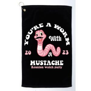 Worm With A Mustache James Tom Ariana Reality Platinum Collection Golf Towel