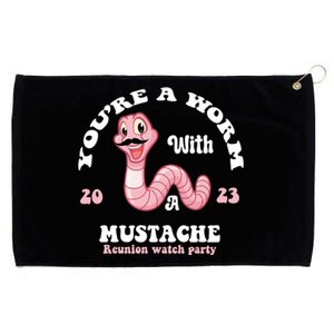 Worm With A Mustache James Tom Ariana Reality Grommeted Golf Towel