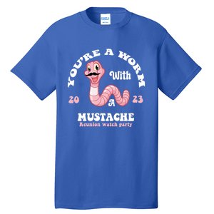 Worm With A Mustache James Tom Ariana Reality Tall T-Shirt