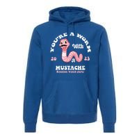 Worm With A Mustache James Tom Ariana Reality Premium Hoodie