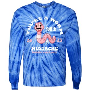 Worm With A Mustache James Tom Ariana Reality Tie-Dye Long Sleeve Shirt