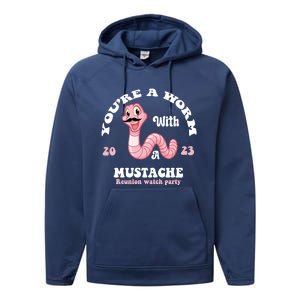 Worm With A Mustache James Tom Ariana Reality Performance Fleece Hoodie