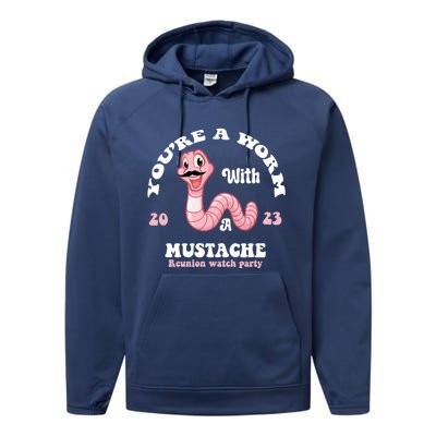 Worm With A Mustache James Tom Ariana Reality Performance Fleece Hoodie