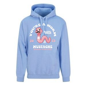 Worm With A Mustache James Tom Ariana Reality Unisex Surf Hoodie