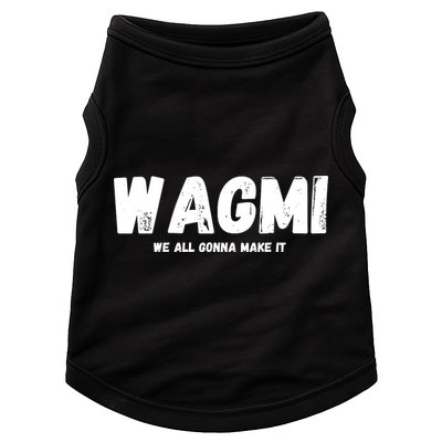 WAGMI We ALL Gonna Make It, Crypto And NFT, Cryptocurrency Doggie Tank