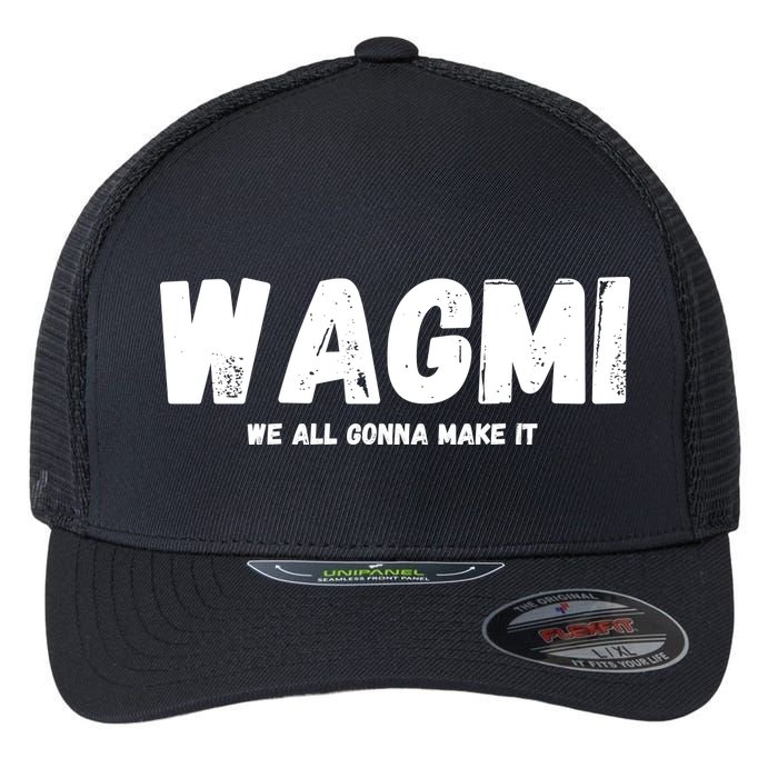 WAGMI We ALL Gonna Make It, Crypto And NFT, Cryptocurrency Flexfit Unipanel Trucker Cap