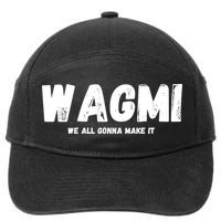 WAGMI We ALL Gonna Make It, Crypto And NFT, Cryptocurrency 7-Panel Snapback Hat