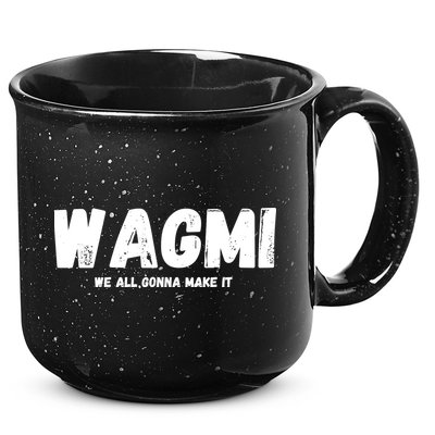 WAGMI We ALL Gonna Make It, Crypto And NFT, Cryptocurrency 15oz Campfire Ceramic Mug