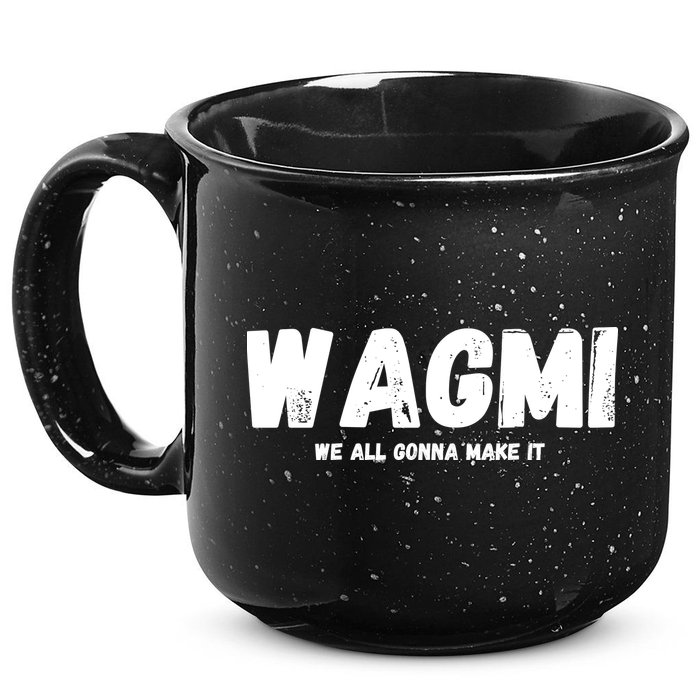 WAGMI We ALL Gonna Make It, Crypto And NFT, Cryptocurrency 15oz Campfire Ceramic Mug