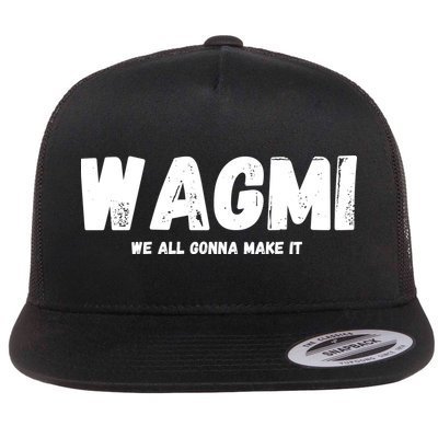 WAGMI We ALL Gonna Make It, Crypto And NFT, Cryptocurrency Flat Bill Trucker Hat