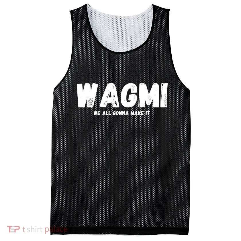 WAGMI We ALL Gonna Make It, Crypto And NFT, Cryptocurrency Mesh Reversible Basketball Jersey Tank