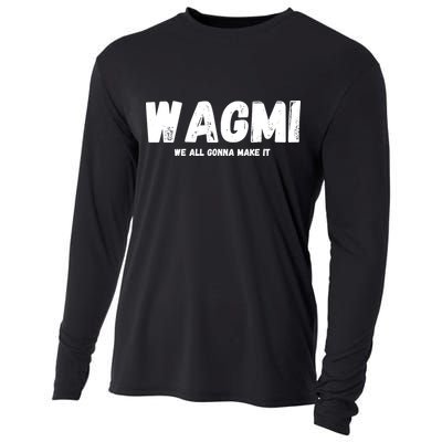 WAGMI We ALL Gonna Make It, Crypto And NFT, Cryptocurrency Cooling Performance Long Sleeve Crew