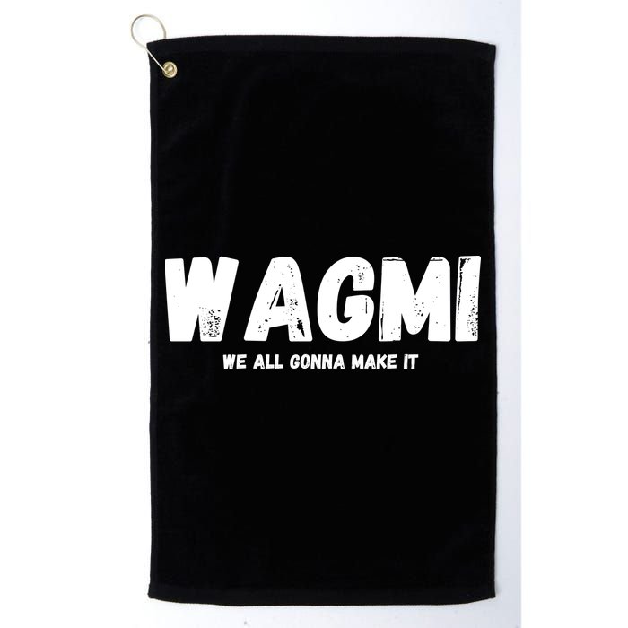 WAGMI We ALL Gonna Make It, Crypto And NFT, Cryptocurrency Golf Towel
