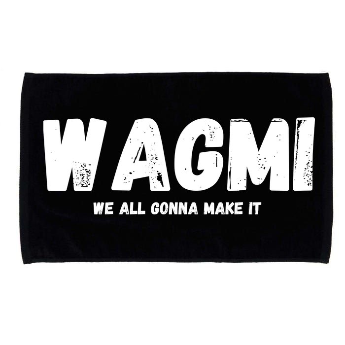 WAGMI We ALL Gonna Make It, Crypto And NFT, Cryptocurrency Microfiber Hand Towel