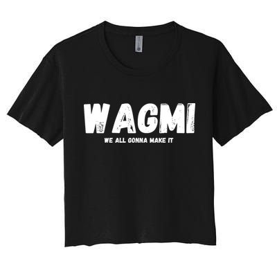 WAGMI We ALL Gonna Make It, Crypto And NFT, Cryptocurrency Crop Top