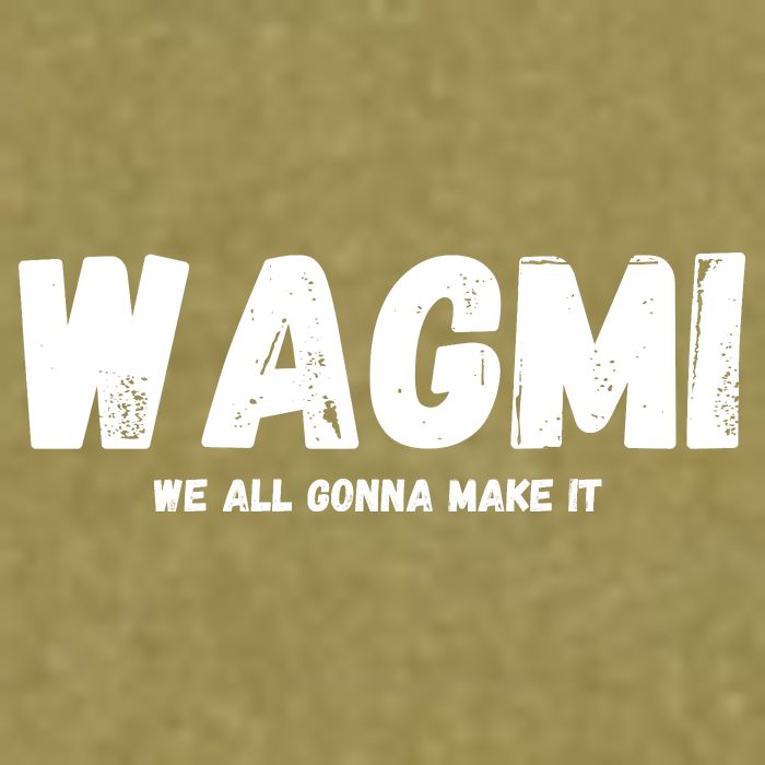 WAGMI We ALL Gonna Make It, Crypto And NFT, Cryptocurrency Garment-Dyed Women's Muscle Tee