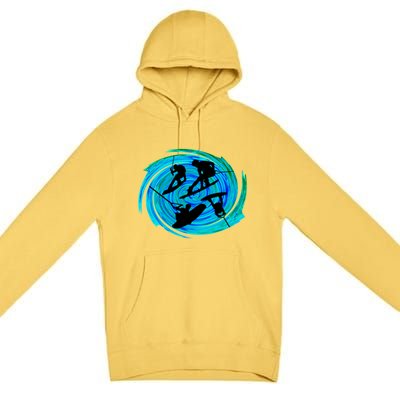 Wakeboarding Premium Pullover Hoodie