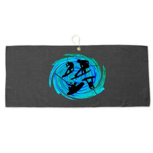 Wakeboarding Large Microfiber Waffle Golf Towel