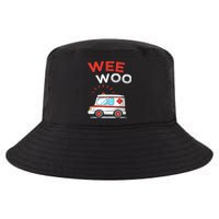 Wee Woo Ambulance Amr Funny Ems Emt Paramedic Cool Comfort Performance Bucket Hat