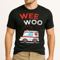 Wee Woo Ambulance Amr Funny Ems Emt Paramedic Performance Shirt