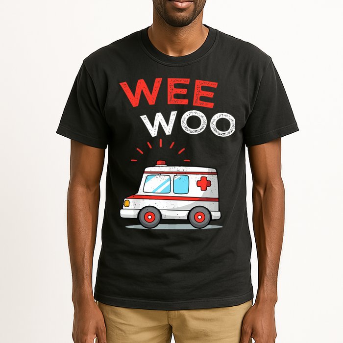 Wee Woo Ambulance Amr Funny Ems Emt Paramedic Tall T-Shirt