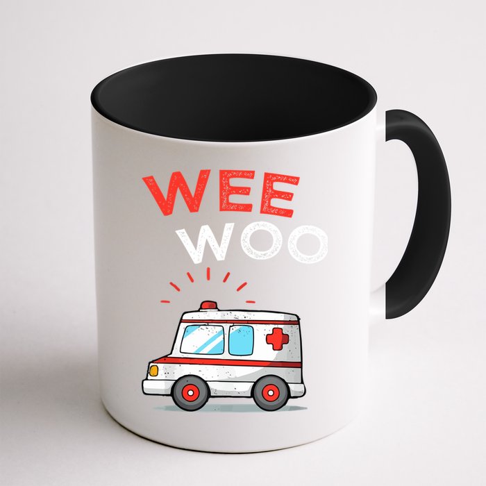 Wee Woo Ambulance Amr Funny Ems Emt Paramedic Mug