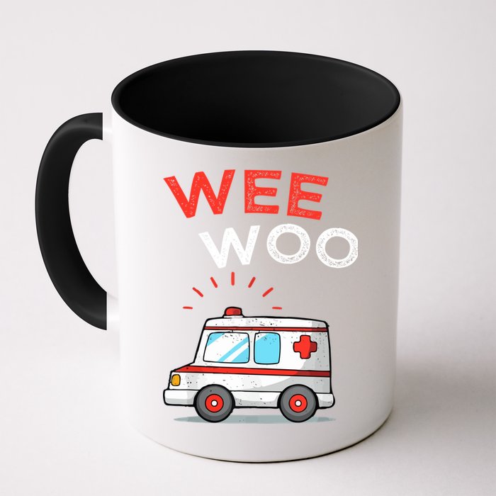 Wee Woo Ambulance Amr Funny Ems Emt Paramedic Mug