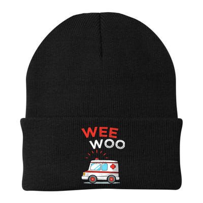 Wee Woo Ambulance Amr Funny Ems Emt Paramedic Beanie