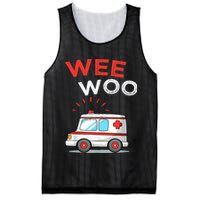 Wee Woo Ambulance Amr Funny Ems Emt Paramedic Mesh Reversible Basketball Jersey Tank