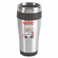 Wee Woo Ambulance Amr Funny Ems Emt Paramedic 16oz Travel Tumbler